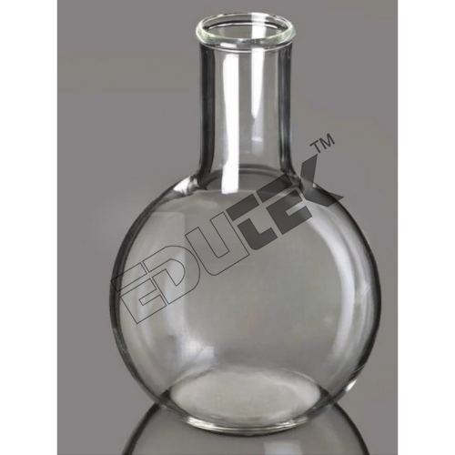 Round Bottom Flask - Borosilicate Glass, 500ml Capacity | Laboratory Grade, Excellent Chemical Resistance