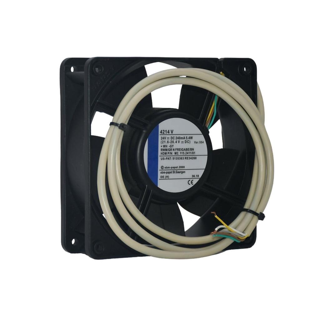 EBM PAPST 4214 V 24V 5.4W 8025mm Ball Bearing 3000rpm Speed Plastic Industrial Cooling Fan