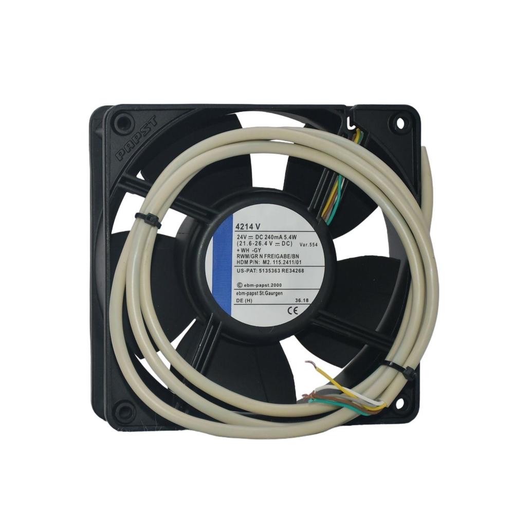 EBM PAPST 4214 V 24V 5.4W 8025mm Ball Bearing 3000rpm Speed Plastic Industrial Cooling Fan