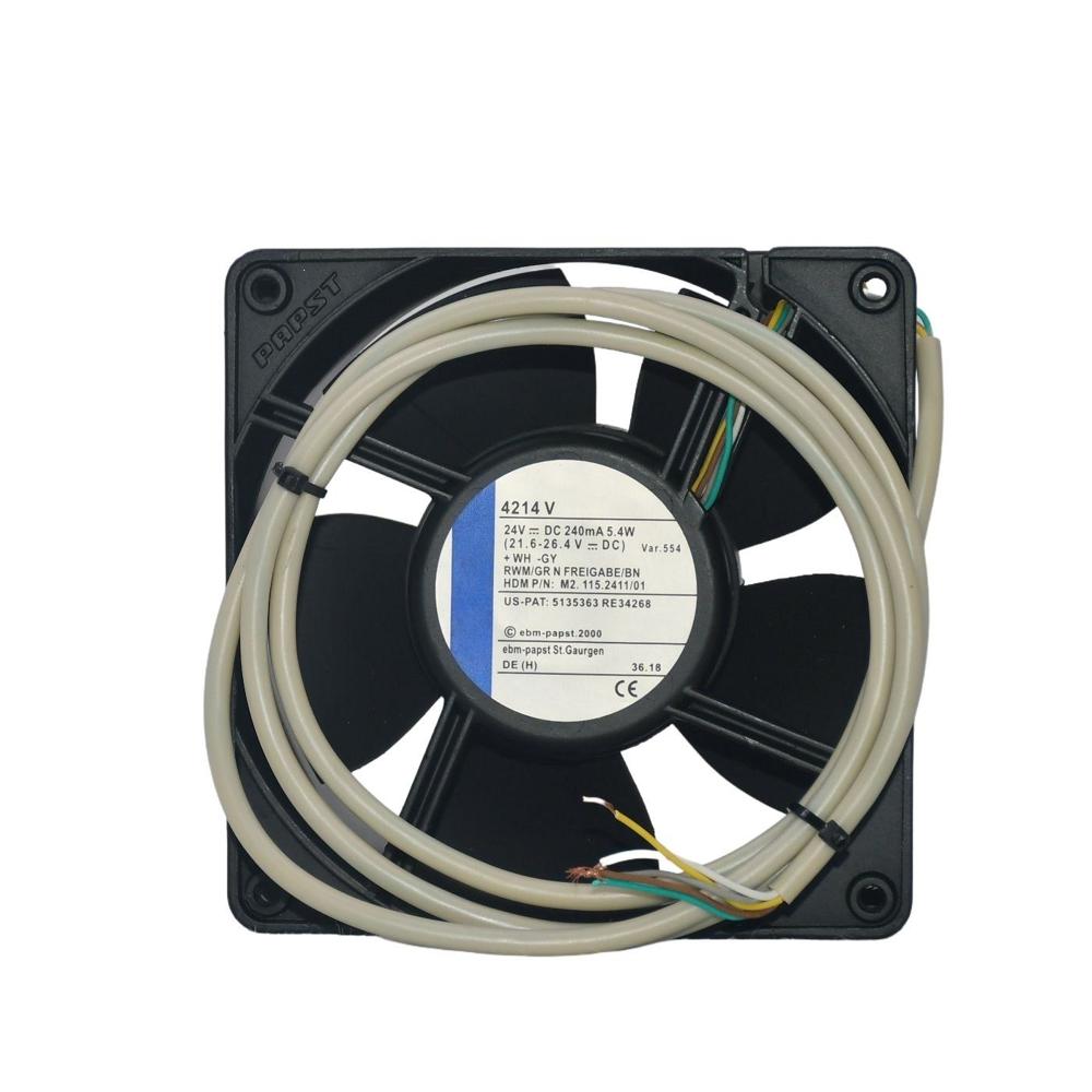 EBM PAPST 4214 V 24V 5.4W 8025mm Ball Bearing 3000rpm Speed Plastic Industrial Cooling Fan