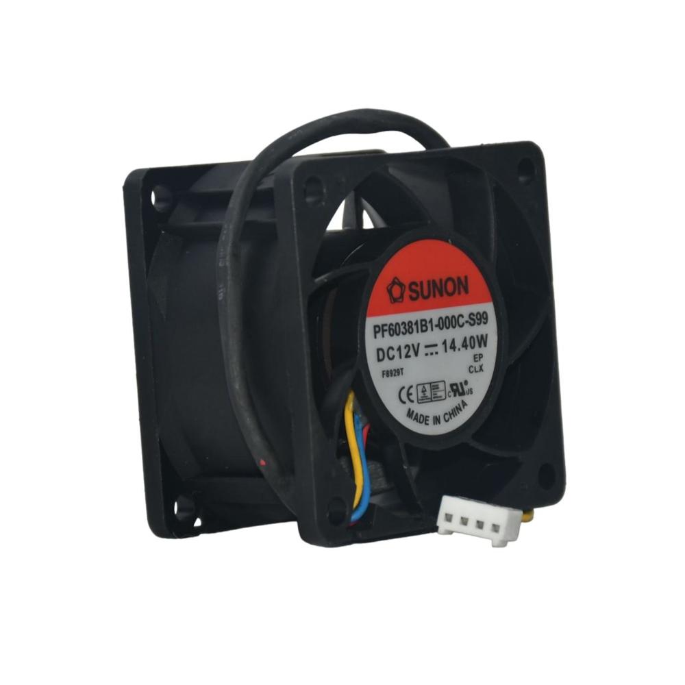 SUNON PF60381B1-000C-S99 12V DC 14.40W Industrial Inverter Fan Ball Bearing Axial Flow Powered Fan 