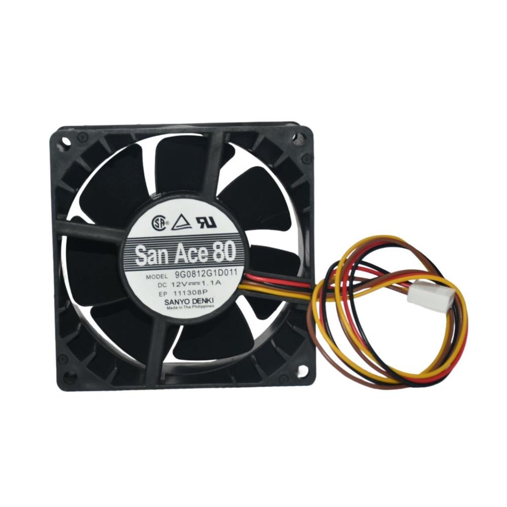 SANACE 9G0812G1D011 12V DC 1.1A 6015mm Plastic Blade 3000rpm Speed Inverter Cooling Fan