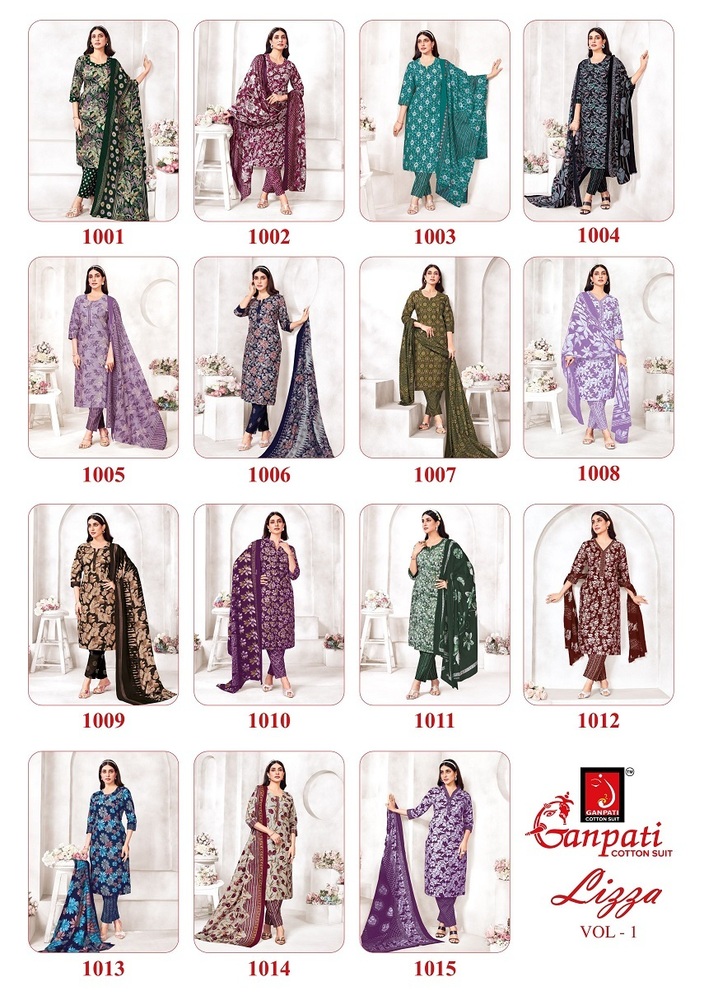 Ganpati Lizza Vol-1 Dress Material