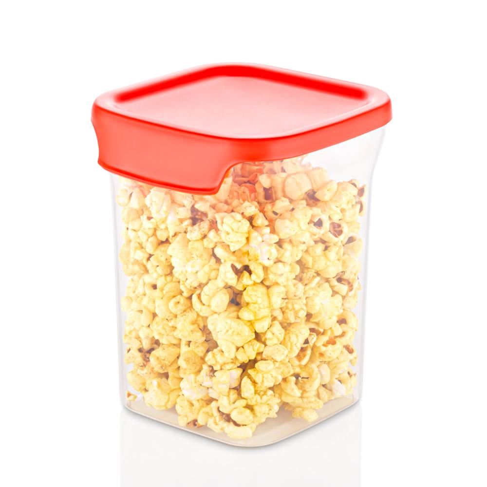 Kitchen Lid Lock Airtight Cereal Container 2 Pcs Set  1100 ML