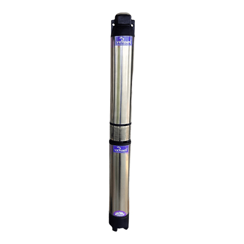 1Hp Deepflow Ultra Borewell Submersible Pump - Color: Silver