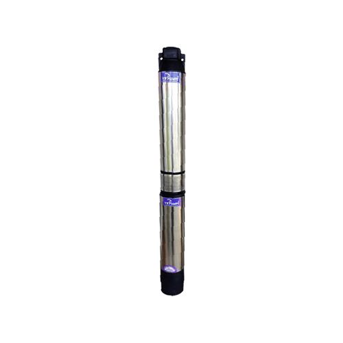 1Hp Deepflow Force Borewell Submersible Pump - Color: Silver