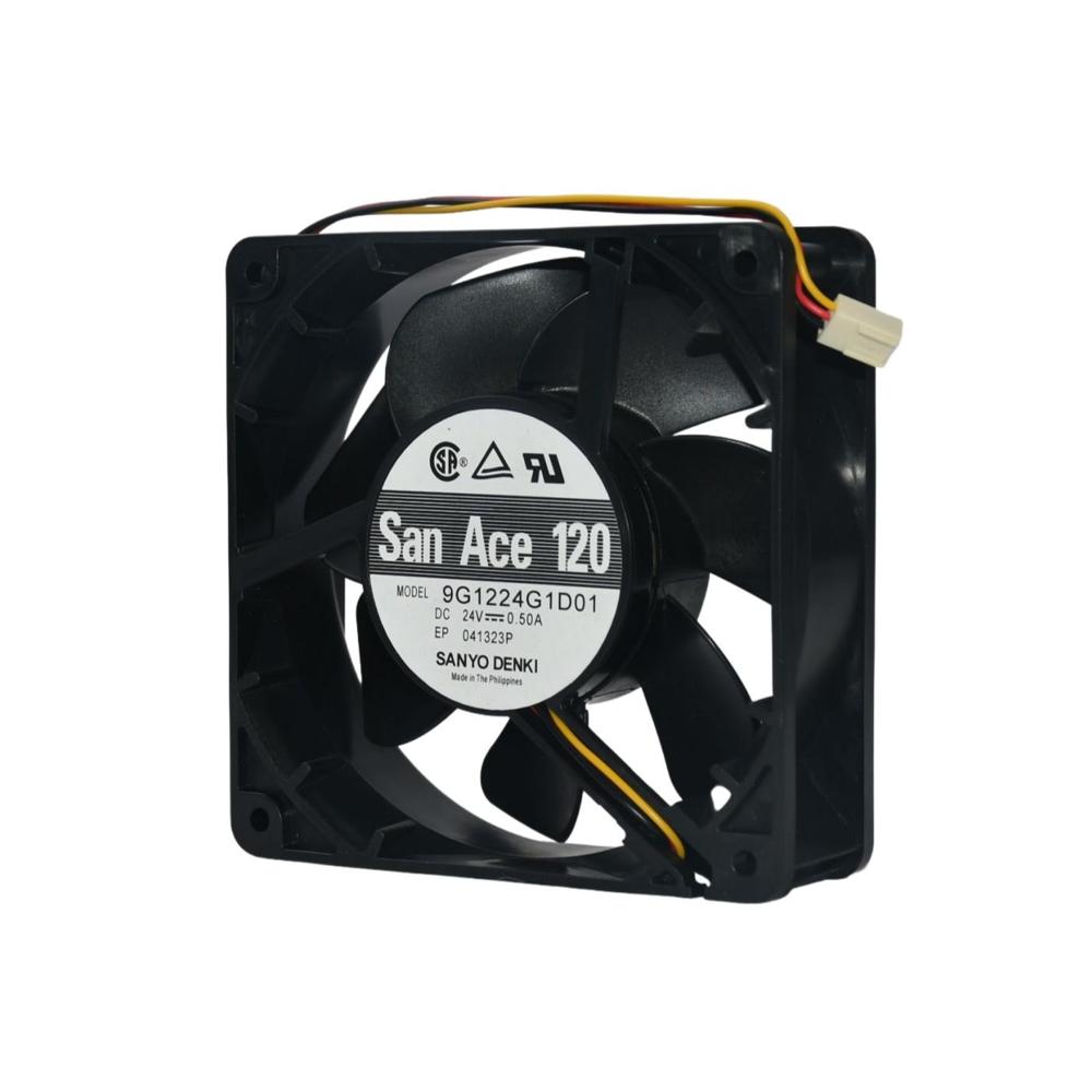 SANACE 9G1224G1D01 24V DC 0.50A Electric Plastic Industrial Inverter Ball Bearing Cooling Fan
