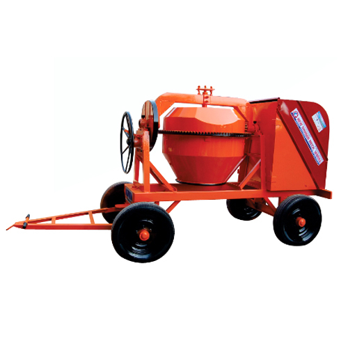 H Type Concrete Mixer Machine - Color: Orange