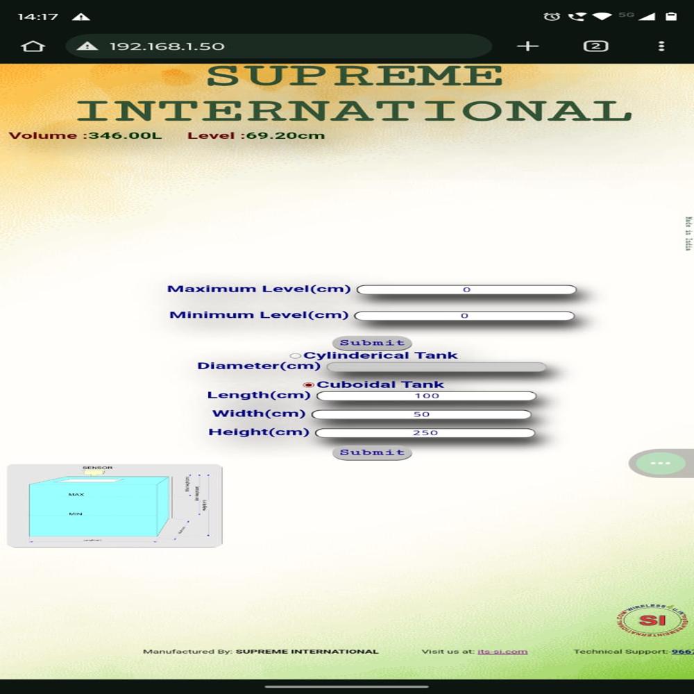 CONTACTLESS LEVEL INDICATOR