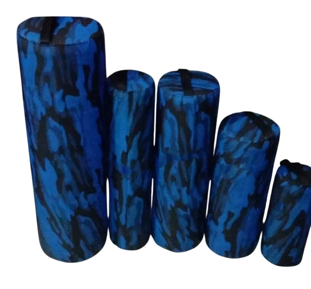 Bolaster Set Of 5 Pcs - Color: Blue