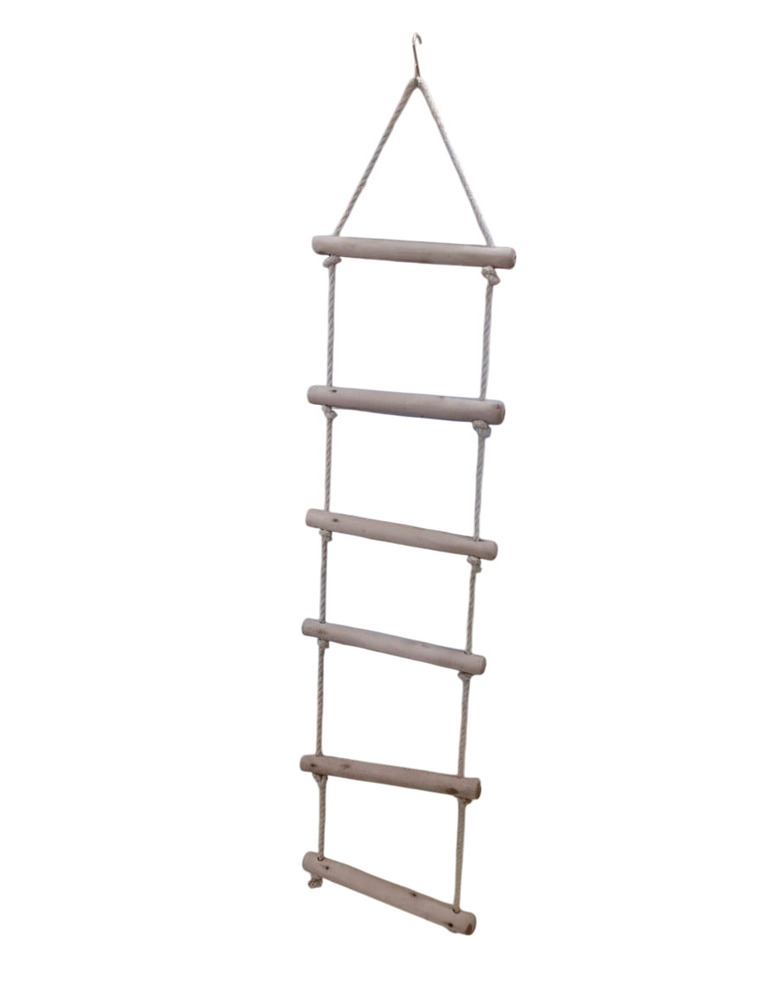 Wooden Rope Ladder - Color: Brown