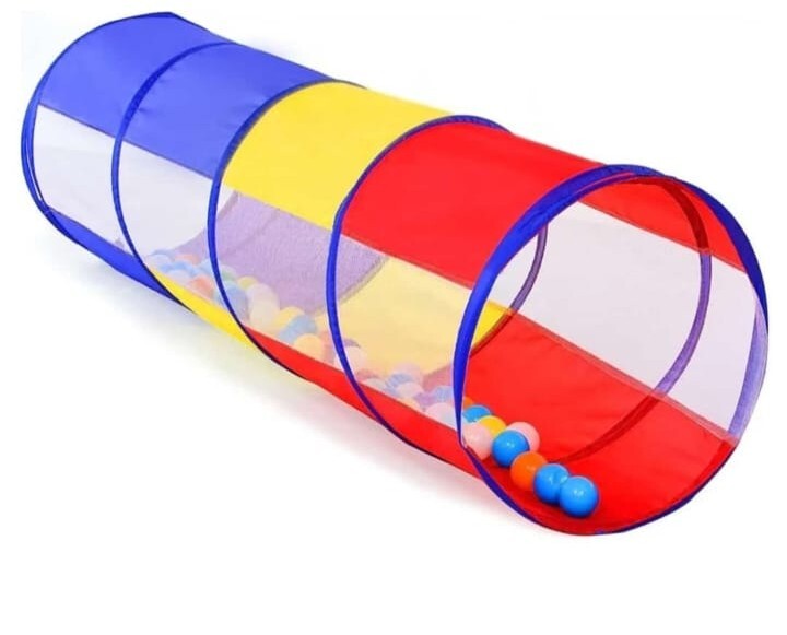 Children'S Pop-Up Play Tunnel - Color: Multicolor