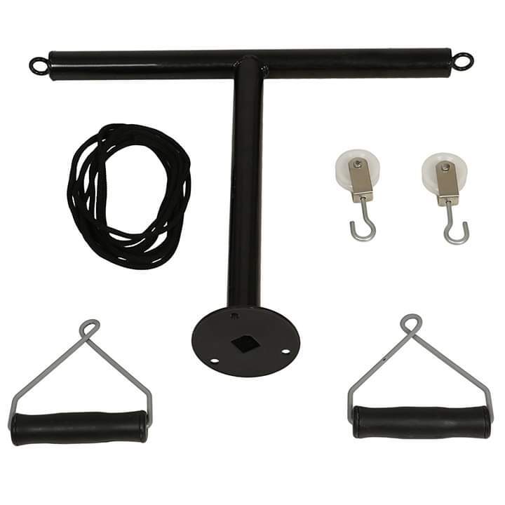 T Shoulder Pulley - Color: Black