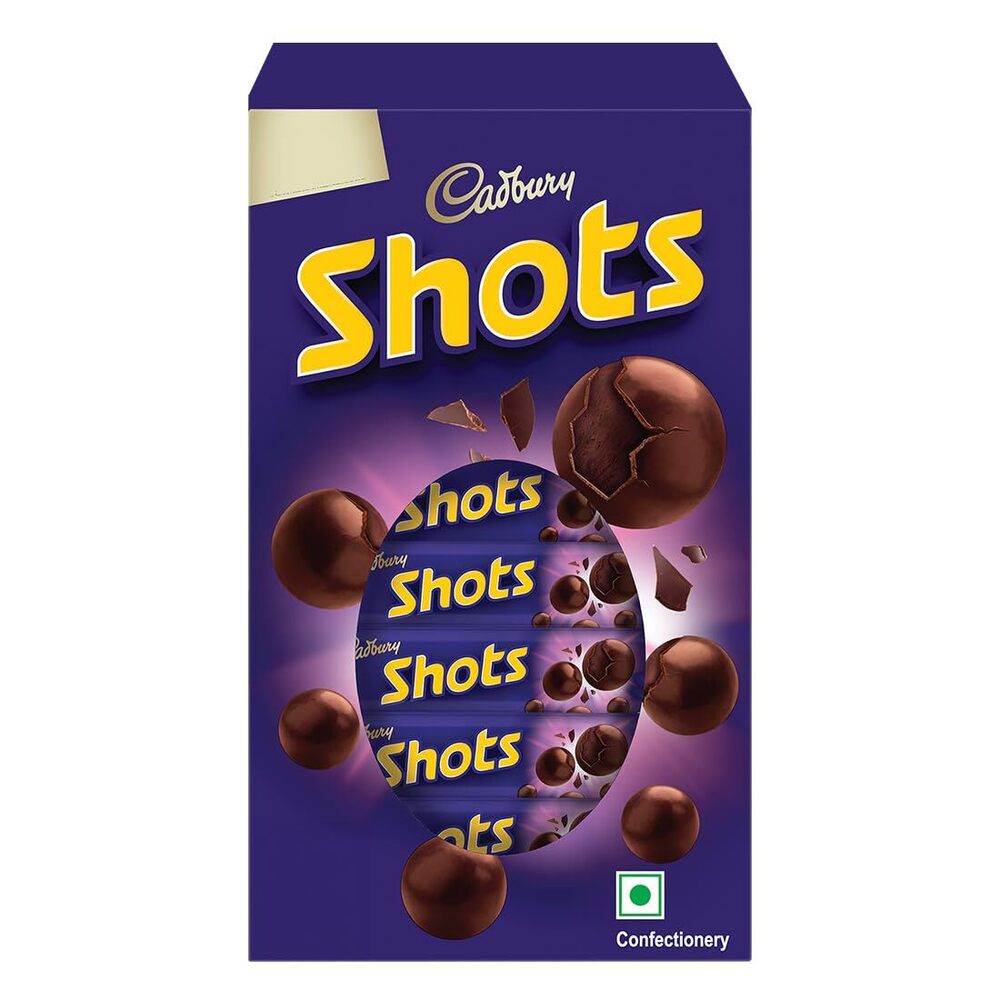 Cadbury Dairy Milk Shots Chocolate Balls Carton Pack - Flavor: Different Available