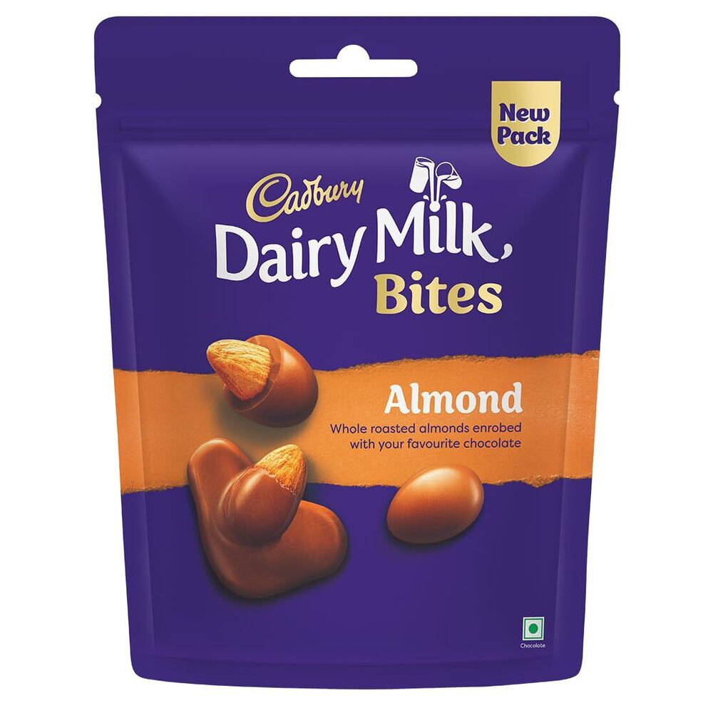 Cadbury Dairy Milk Bites Almond Chocolate Pack - Flavor: Different Available