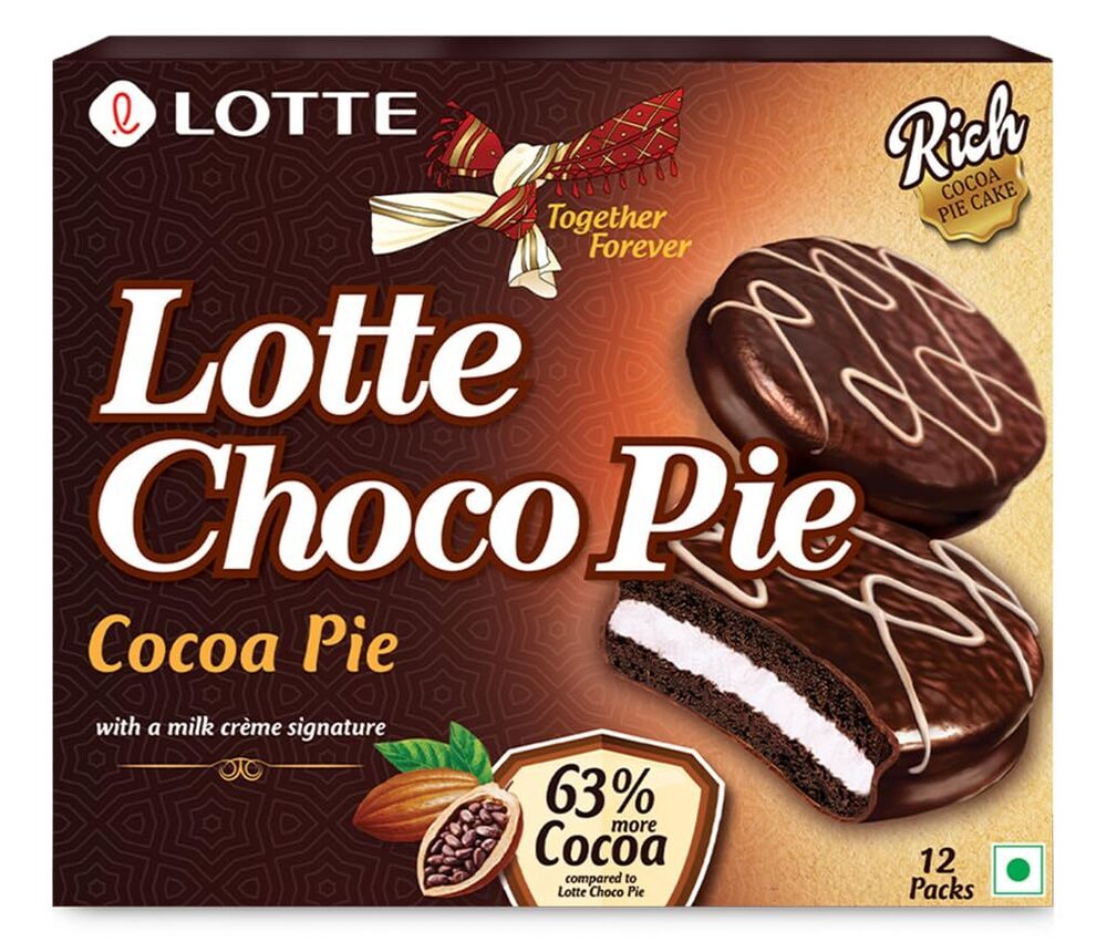 Lotte Choco Pie Cocoa Pie - Feature: Low-Fat
