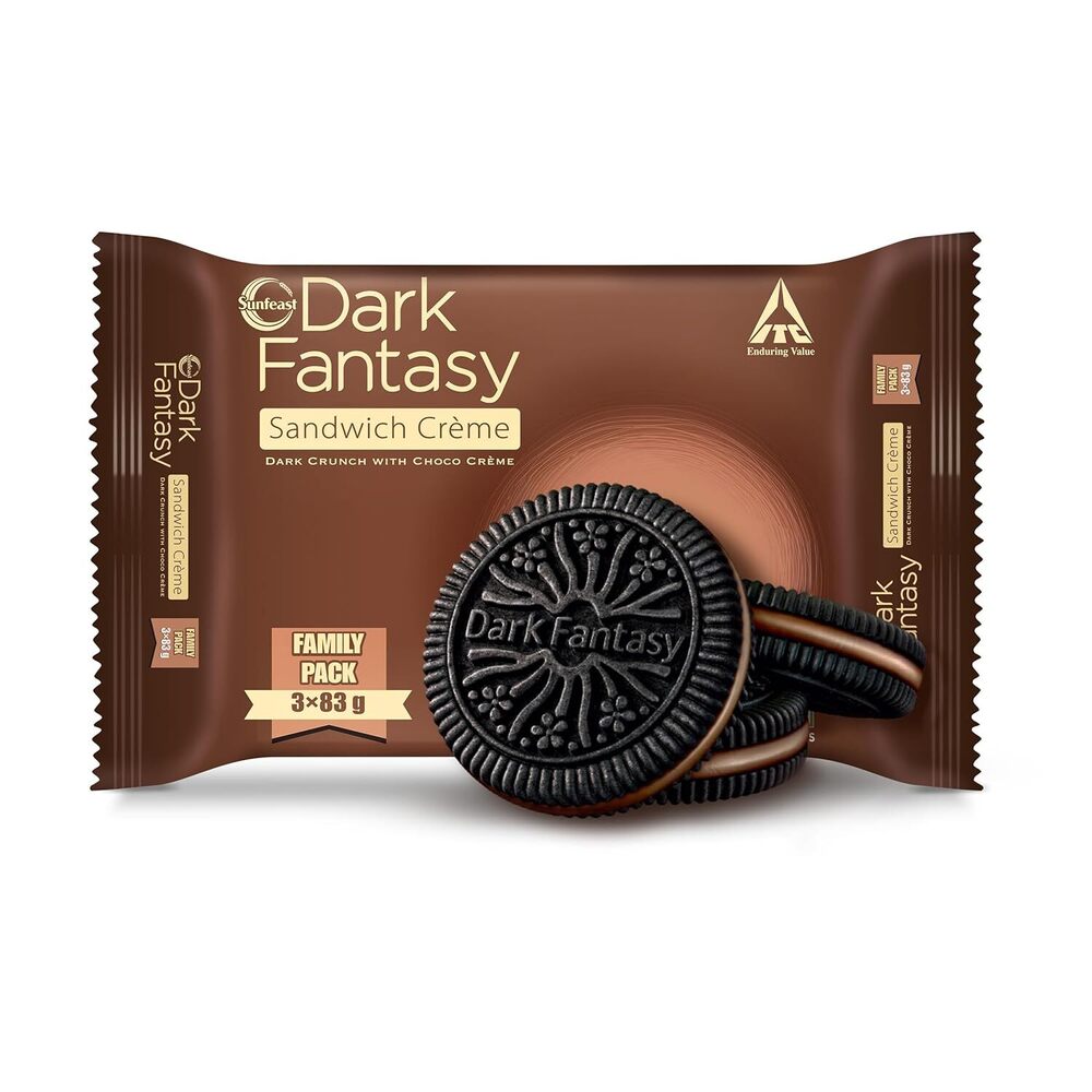Sunfeast Dark Fantasy Choco Cream Biscuits - Feature: Low-Carb