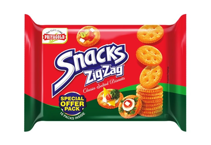 Priyagold Snacks Zigzag Biscuits - Feature: Gluten Free