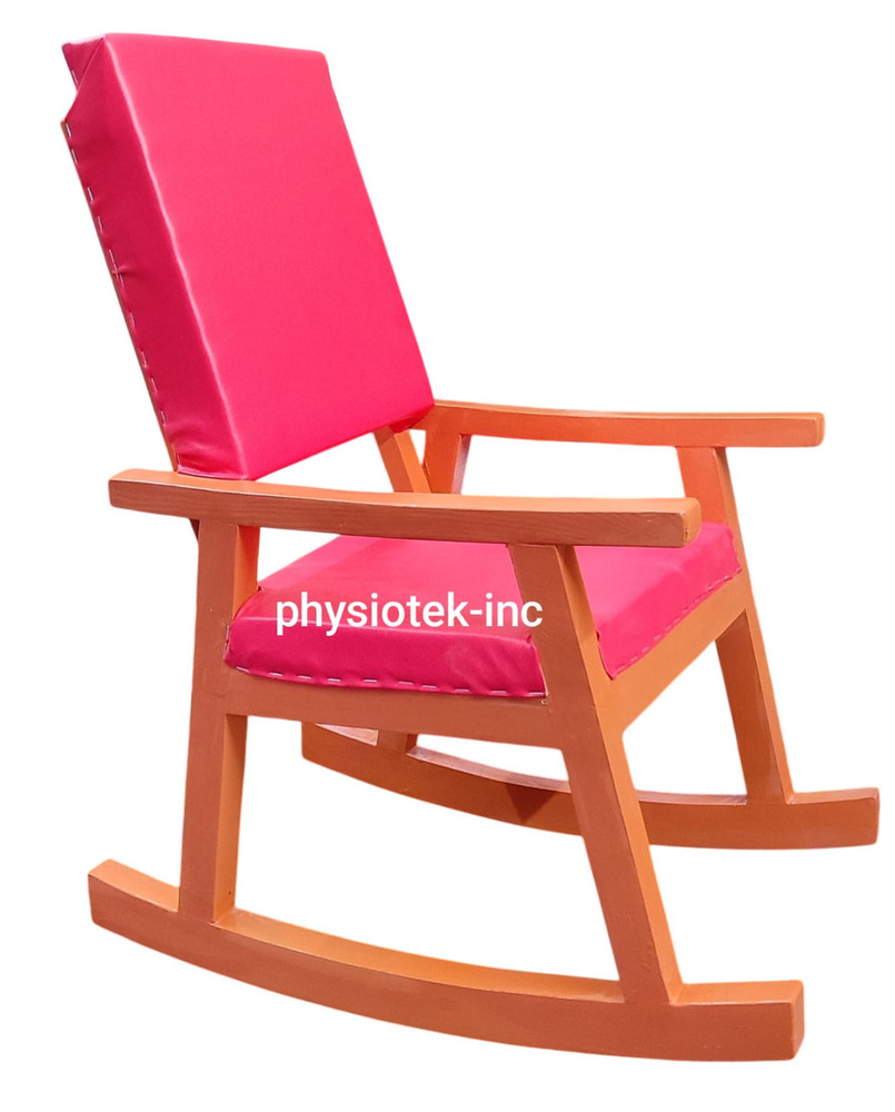 Wooden Rocking Chair With Cushion