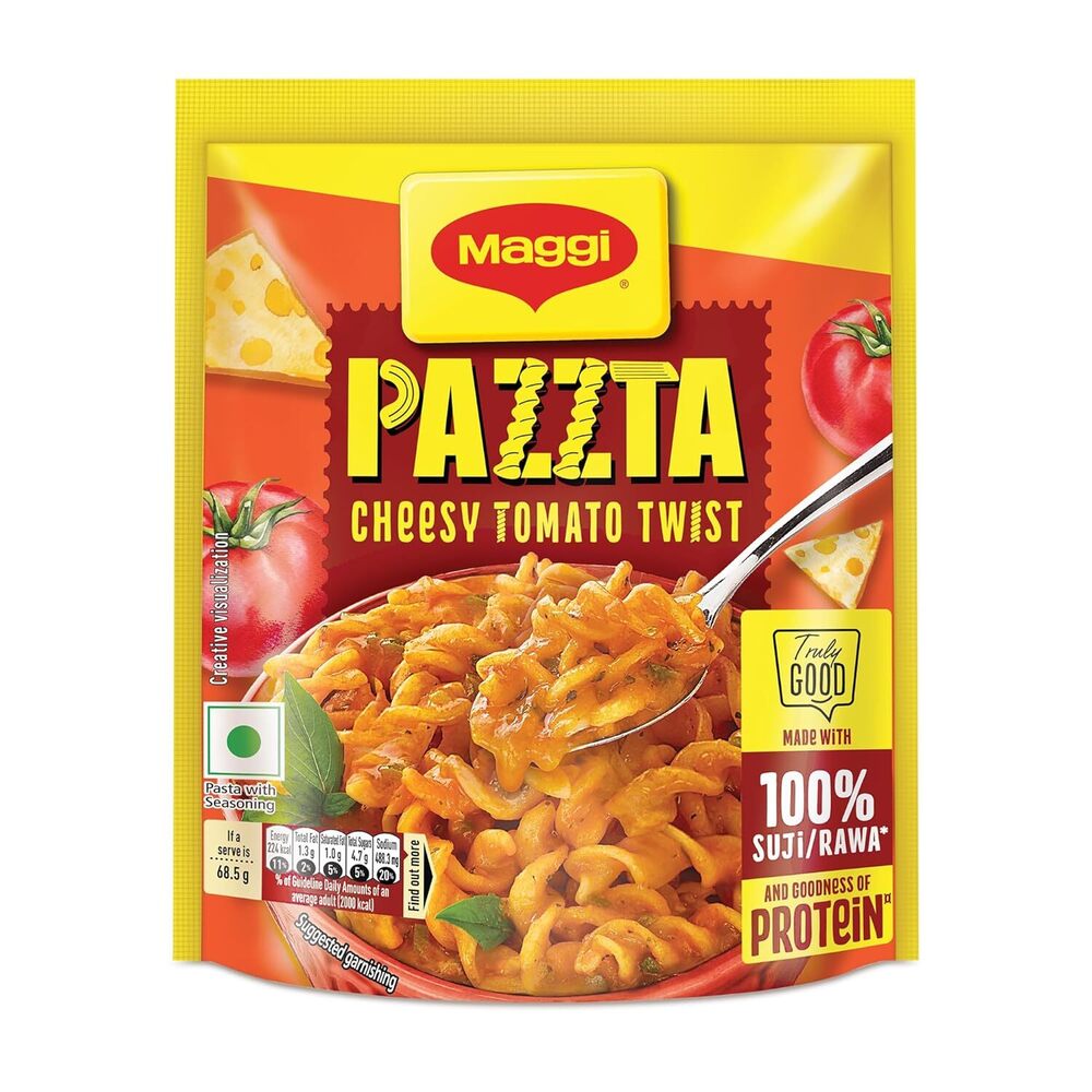 Pazzta Maggi Instant Cheesy Tomato Twist Pasta - Feature: Gluten-free
