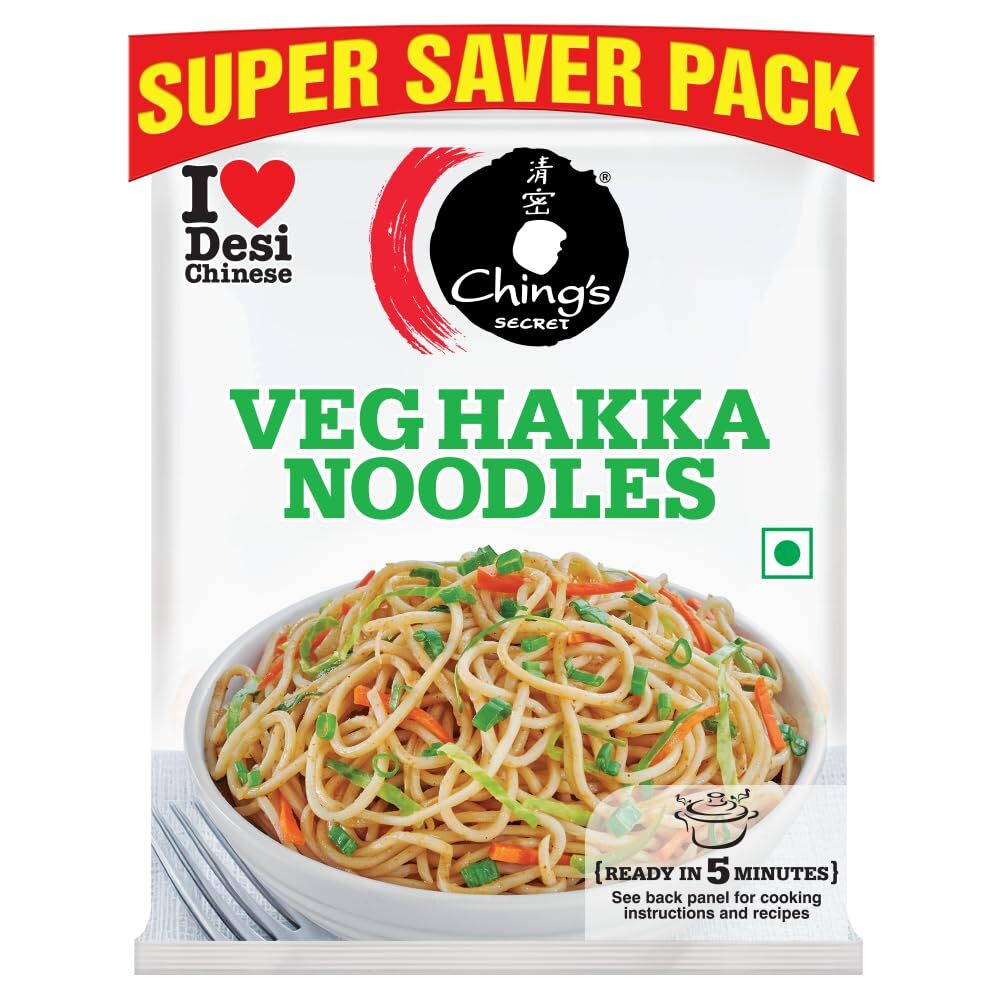 Ching's Just Soak Veg Hakka Noodles - Feature: Gluten-free