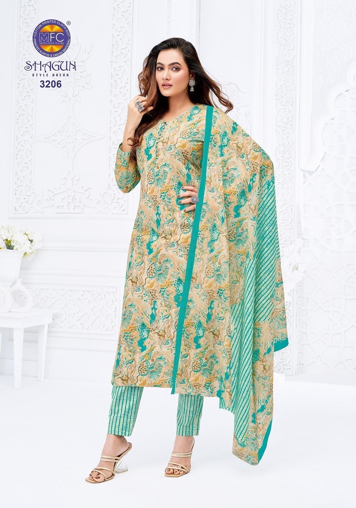 Mfc Shagun Vol-32 a   Dress Material