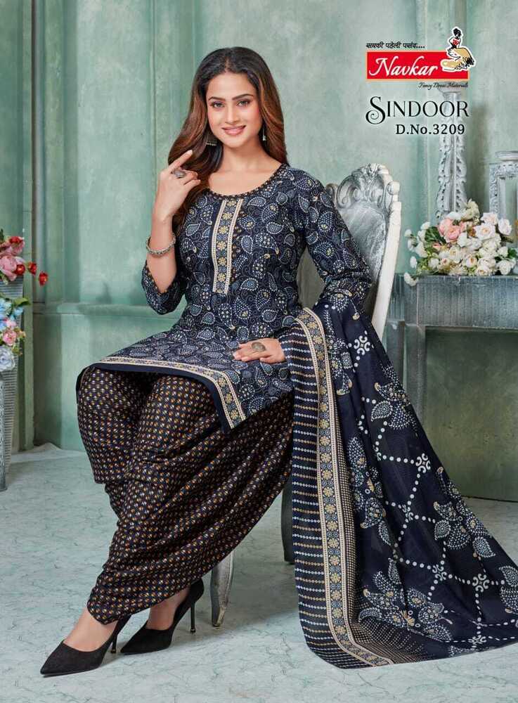 3209 Pure Cotton Suit Set - Color: Different Available