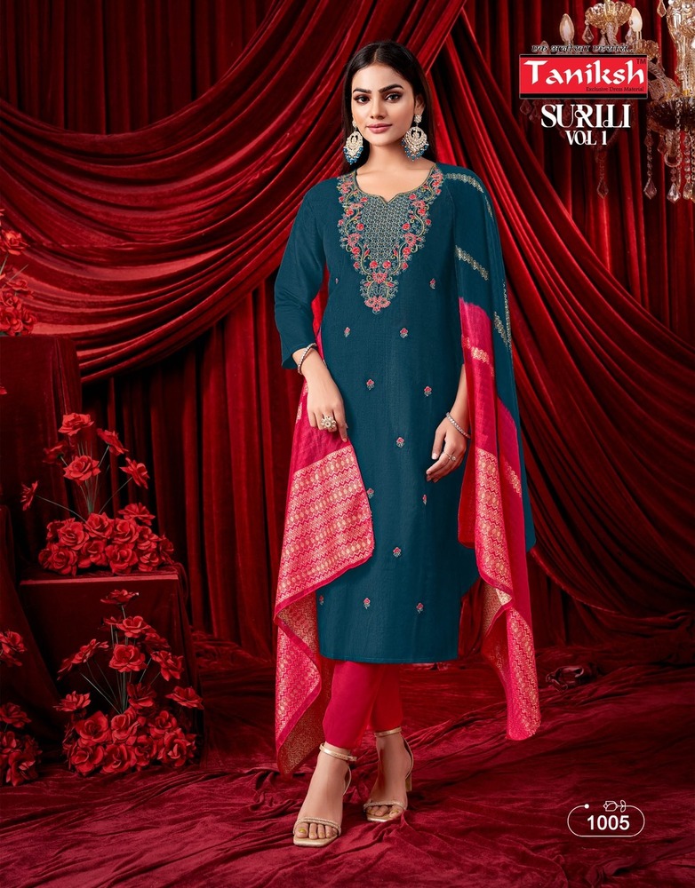 1005 Hand-Stitched Designer Suit Set - Color: Different Available