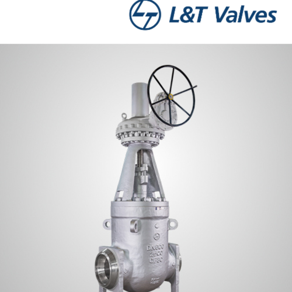 L&T Pressure Seal Bonnet Gate Valve Class 2500 Cat No. 391(1/2)UP