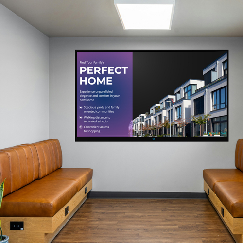 Pre-Loaded Waiting Room Screens - Features: Durable