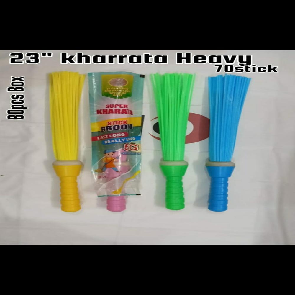 Plastic Kharatha Broom - Color: Different Available