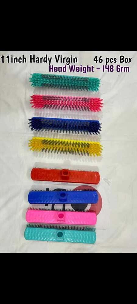 11 Inch Hardy Broom Head Virgin 148 Grm - Color: Different Available