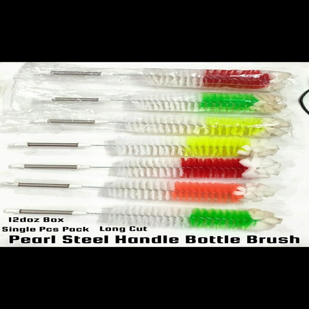 Bottle Cleaning Brush - Color: Multi Colour