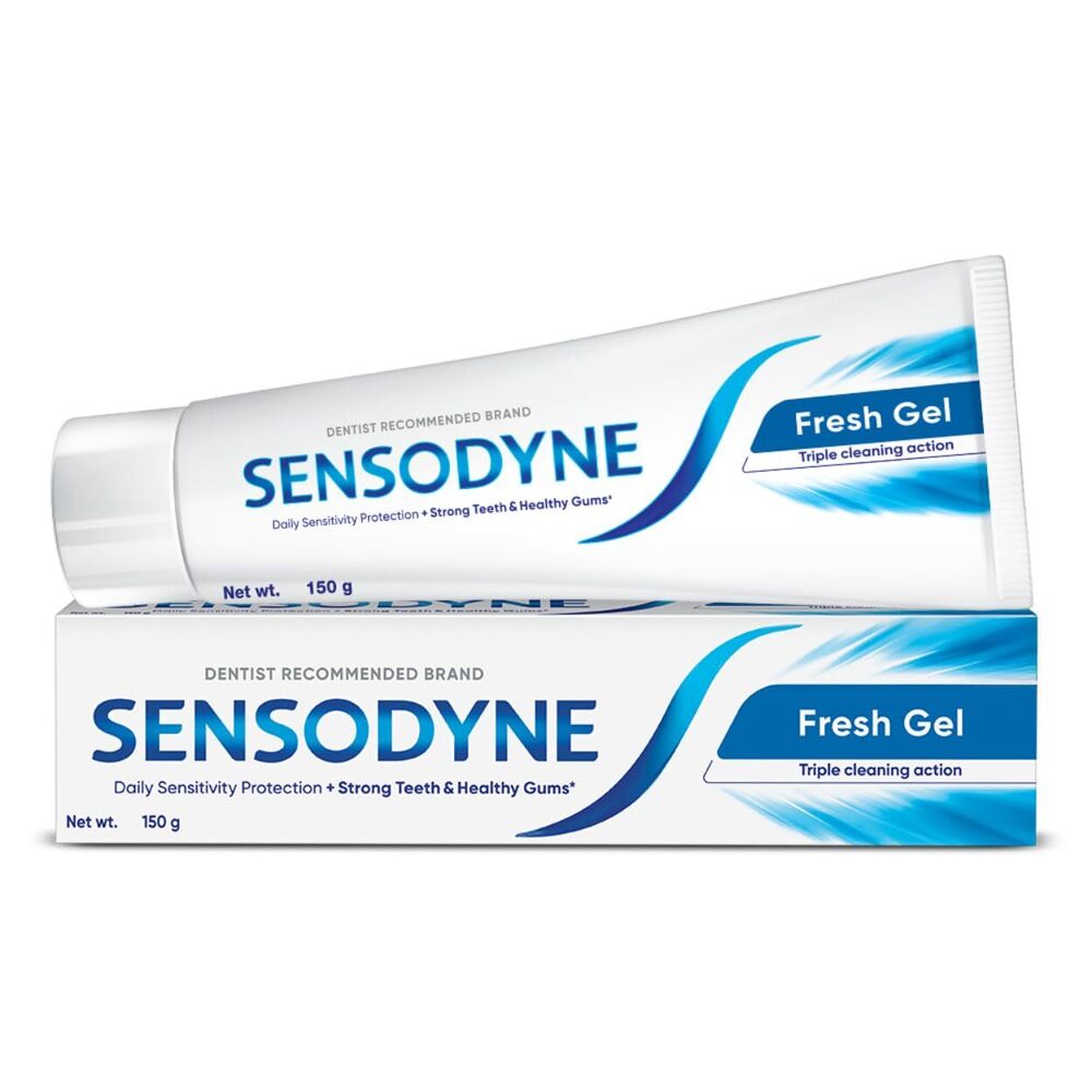 Sensodyne Toothpaste Fresh Gel - Brush Attributes: Provide Complete Care