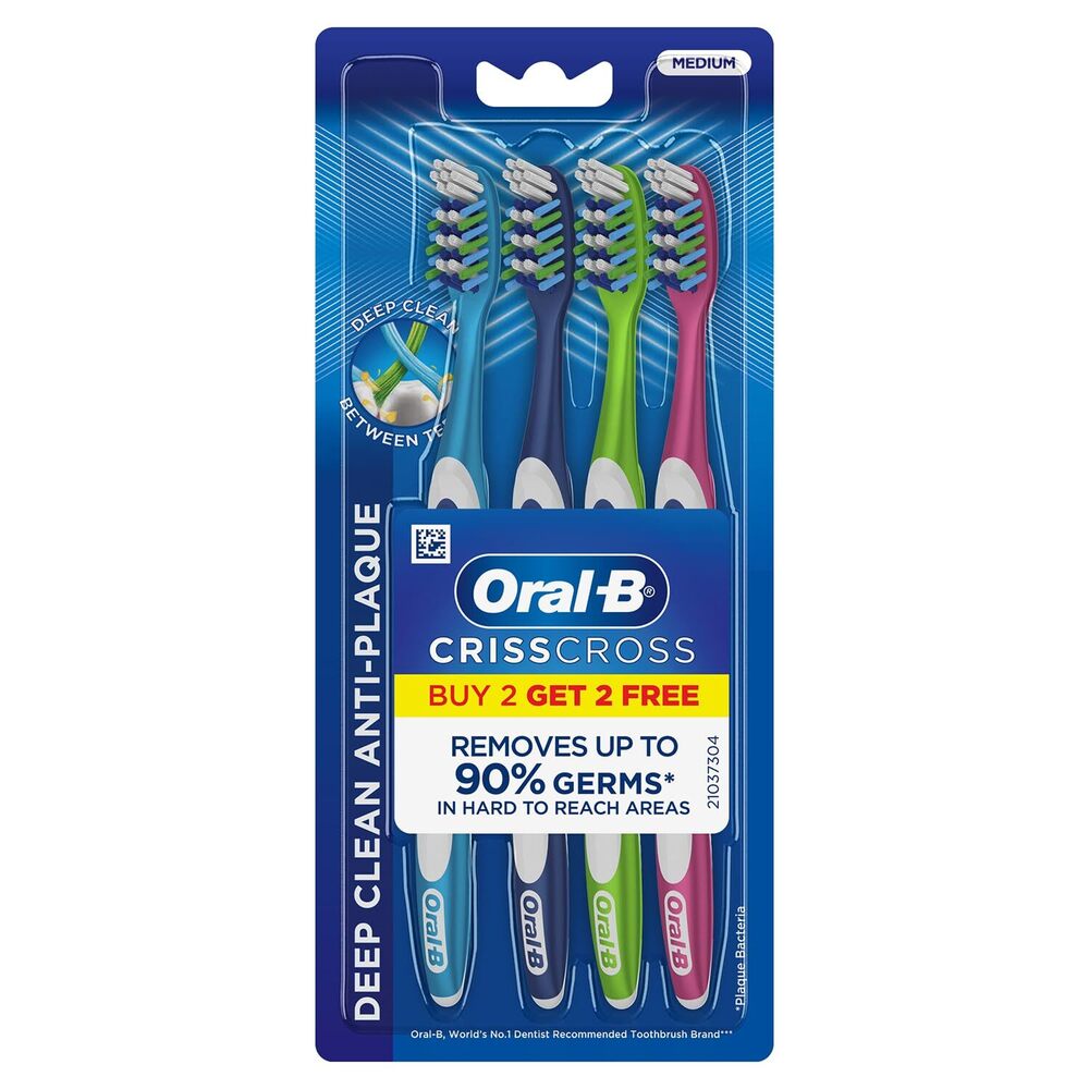 Oral-B Criss Cross Toothbrush - Brush Attributes: Soft