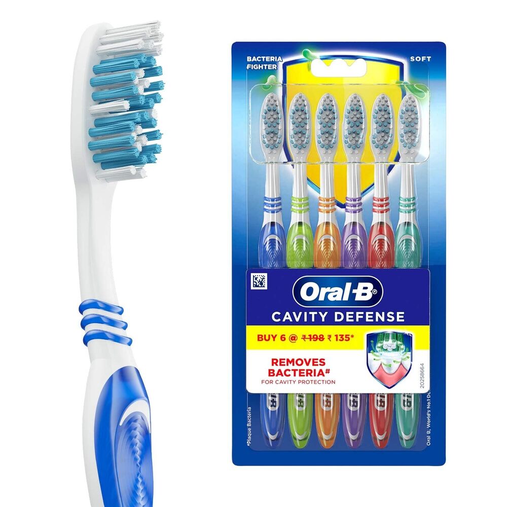 Oral-B Cavity Defense Toothbrush - Brush Attributes: Soft