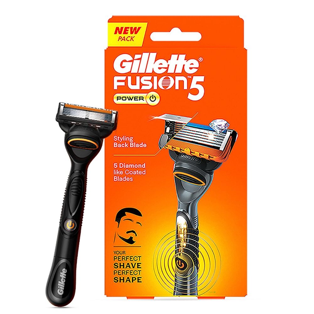 Gillette Fusion 5 Power Razor - Blade Material: Steel