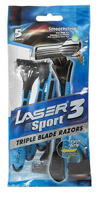 Laser Triple Blade Razor - Blade Material: Steel
