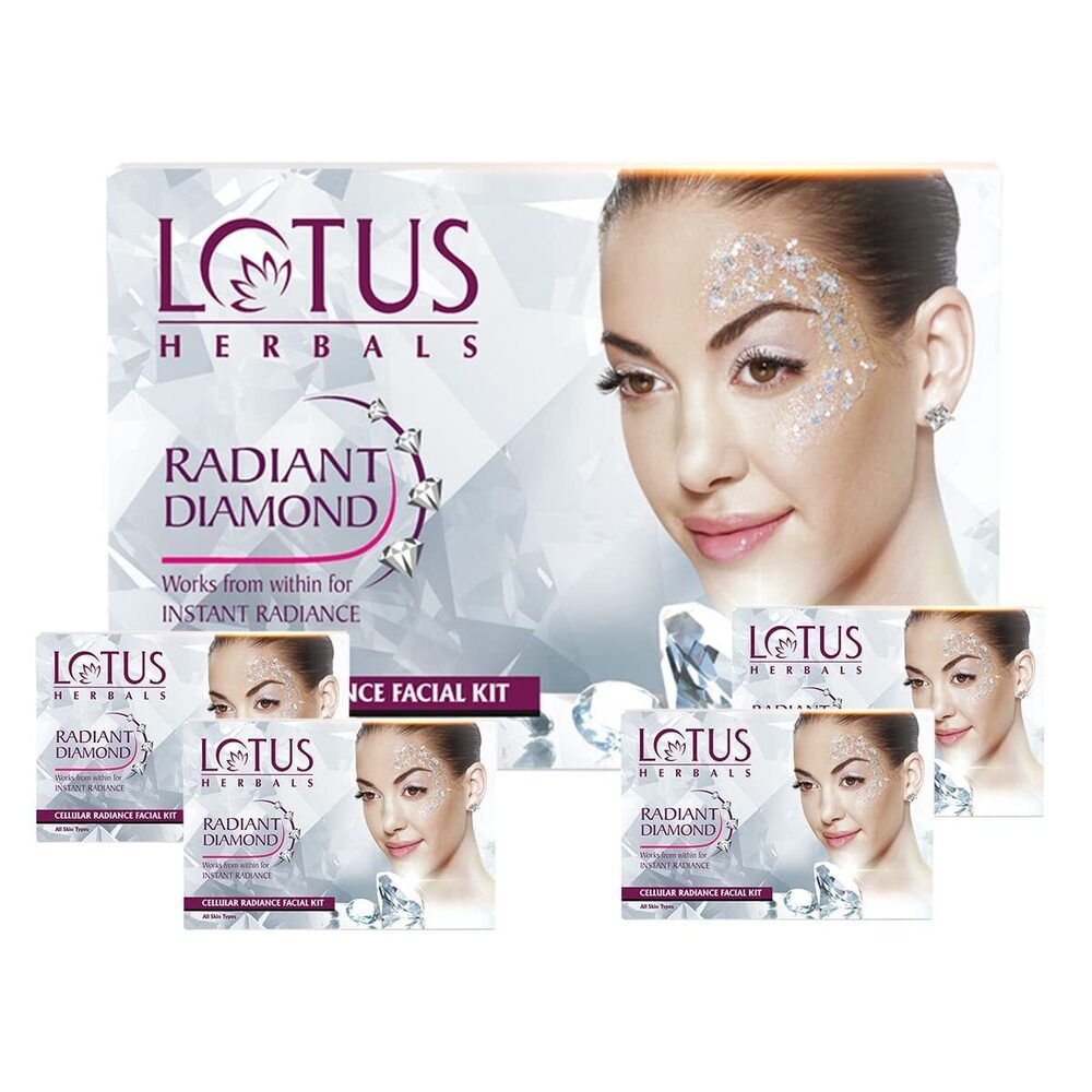 Lotus Radiant Diamond Facial Kit - Age Group: Adults