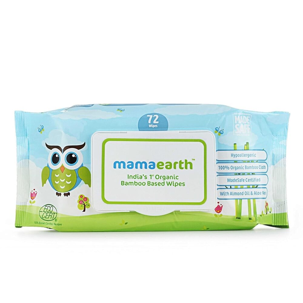 Mama Earth Wipes - Material: Herbal Extract