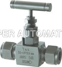Hydraulic Needle Valve - Stainless Steel, Silver Color | Durable, Easy Fitting, Seamless Finish, Dimensional Accuracy