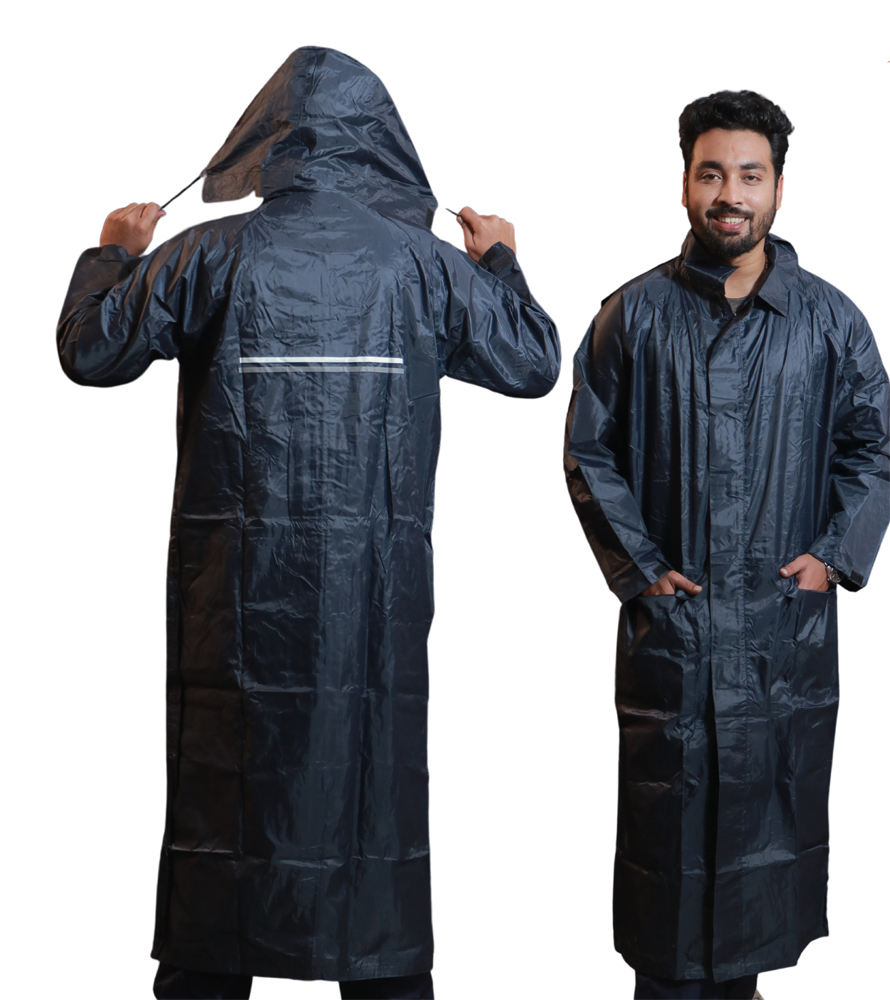 Champ Coat Navy Raincoat
