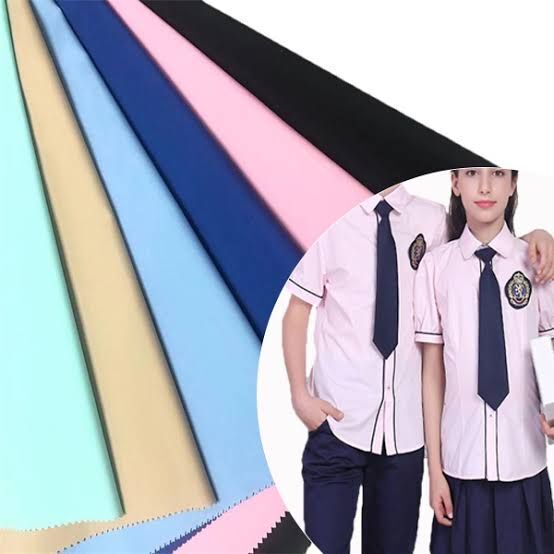 School Uniform Cotton Fabric - Application: Garments