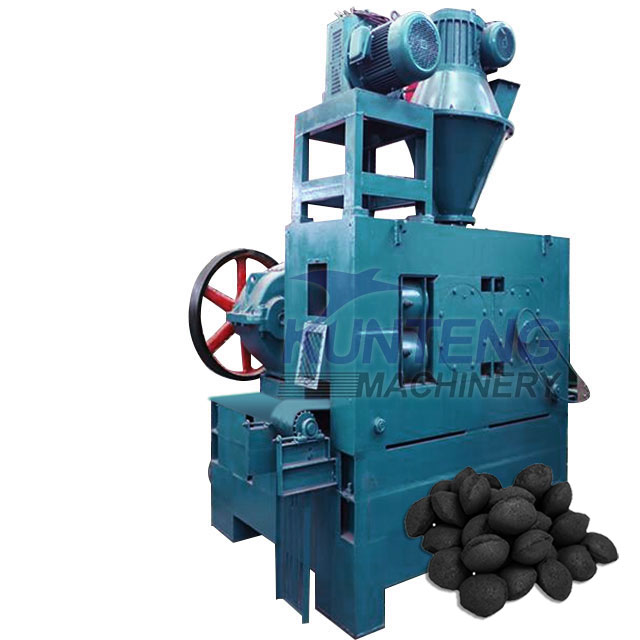 Fully Automatic Coal Powder Ball Pressing Machinery Smokeless Charcoal Forming Machinery High-Pressure Carbon Powder Ball Pressing Machinery - Briquette Size: Customizable