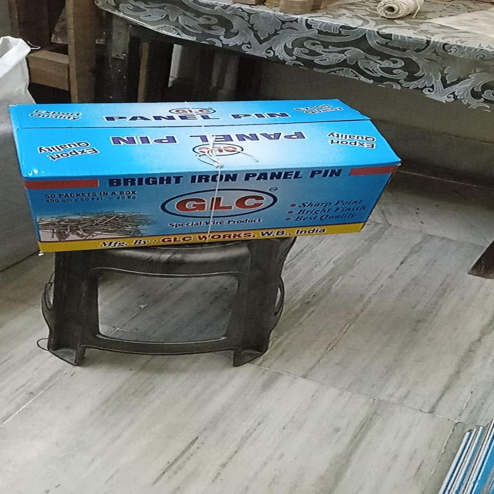 Bright iron panel pin