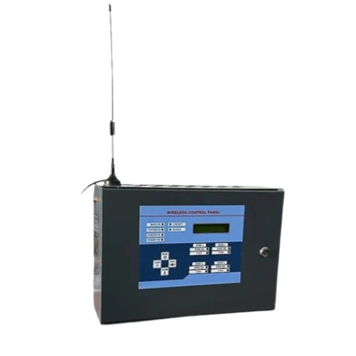 4 Zone Wireless Fire Alarm Control Panel - Color: Black