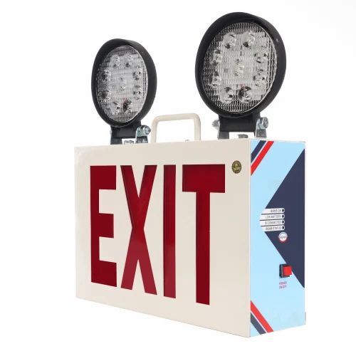 Twin Beam Emergency Exit Light - Frequency: 50 Hertz (Hz)