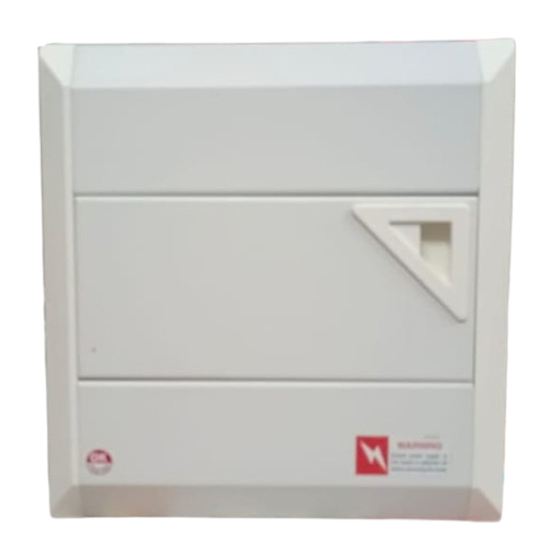 Mcb Double Door Distribution Box - Color: White