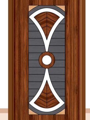 Grooving door
