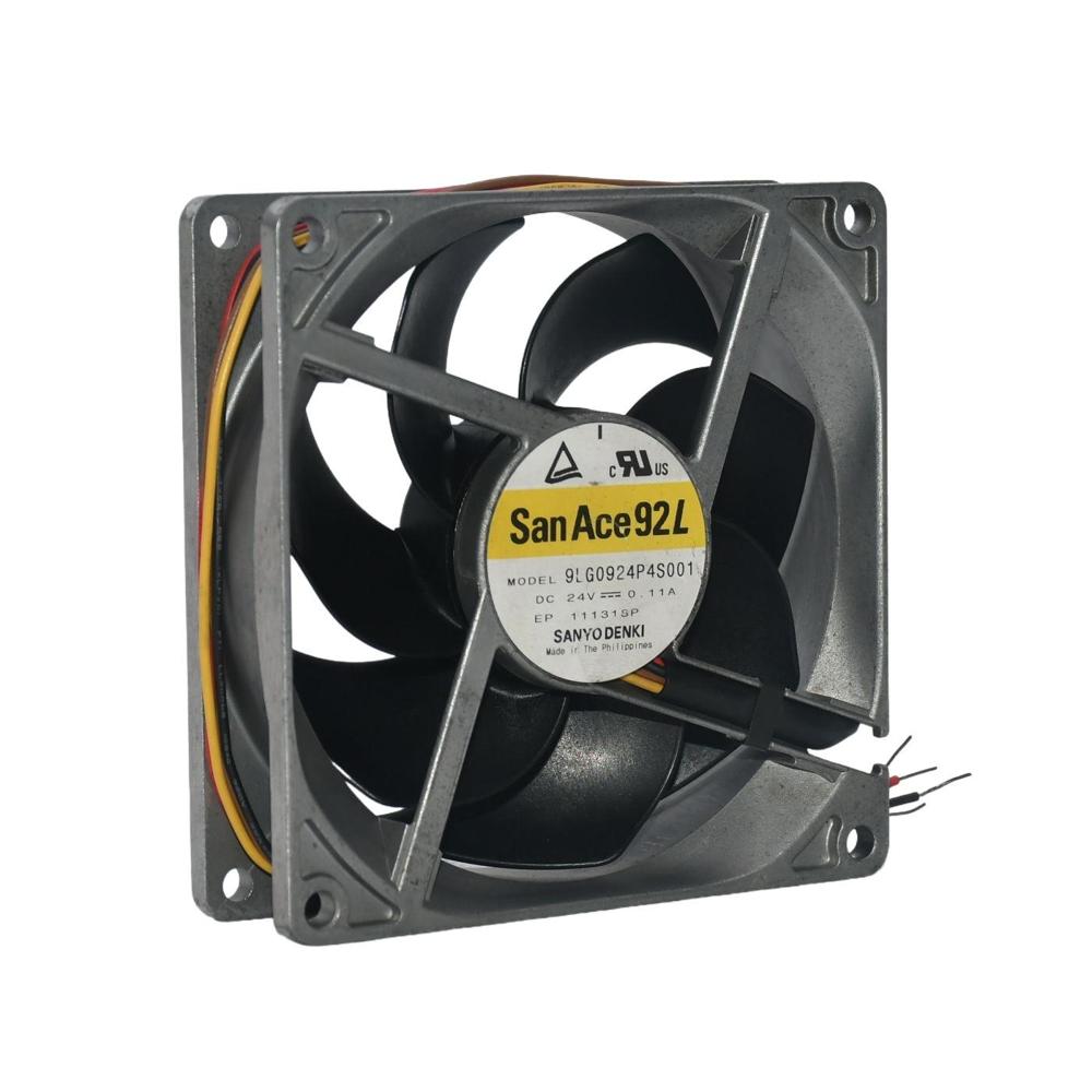 SANACE 9LG0924P4S001 Ball Electric 4-Wire 0.11A DC 24V 3000rpm Plastic Blade Industrial Inverter Cooling Fan